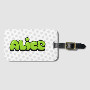 Alice Luggage Tag