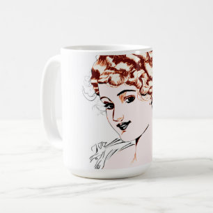 Alice M. McPherrin by Russell L. Swigert 1917 art  Coffee Mug