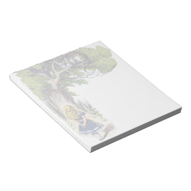 Alice Meets Cheshire Notepad (Angled)