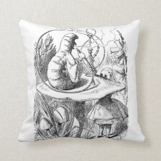 Alice Meets the Caterpillar - Alice in Wonderland Cushion