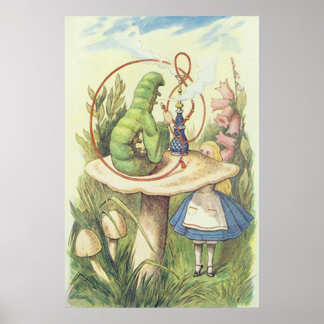 Alice Meets the Caterpillar Poster (Front)