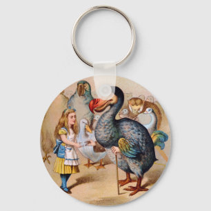 ALICE MEETS THE DODO BIRD KEY RING
