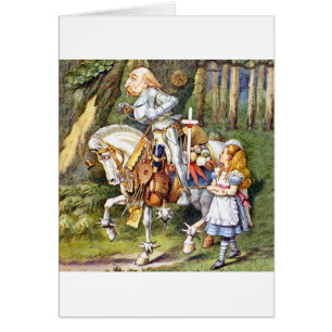 Alice Meets the White Knight in Wonderland
