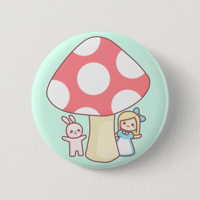 Alice Mushroom Button (Front)