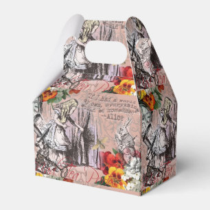 Alice nonsense curtain wonderland classic favour box