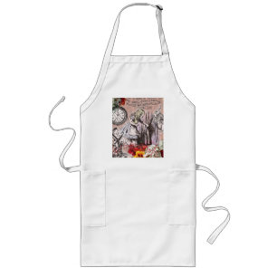 Alice nonsense curtain wonderland classic long apron