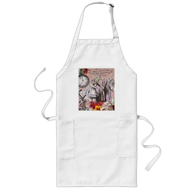 Alice nonsense curtain wonderland long apron (Front)