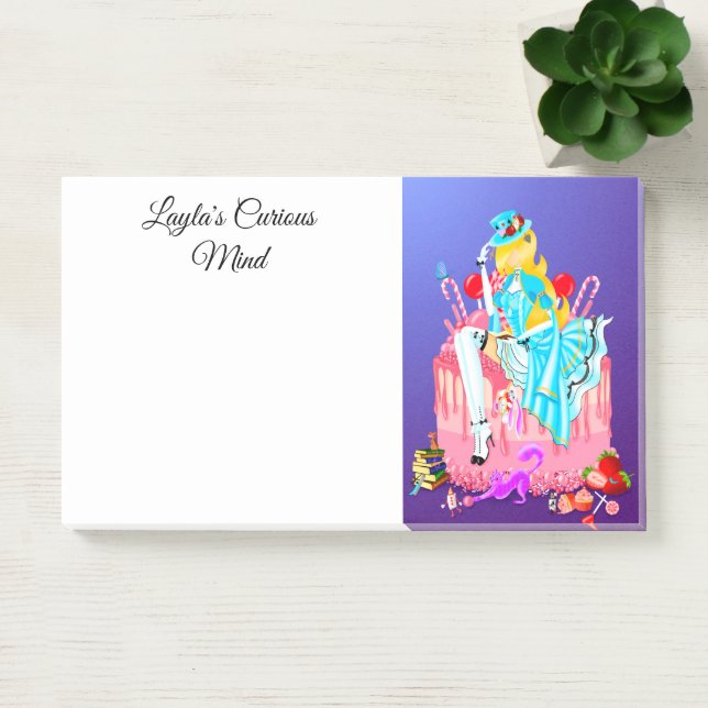 Alice on Birthday Cake Wonderland  Post-it Notes (Office)