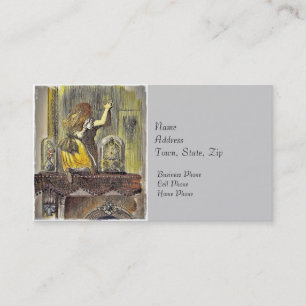 Alice on the Mantle Business Card