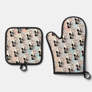 Alice Oven Mitt & Pot Holder Set