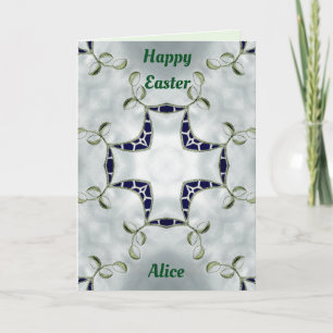 ALICE ~ Personalised Easter card pattern ~