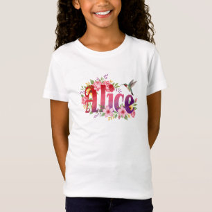 Alice - Personalised Shirt - For Kids