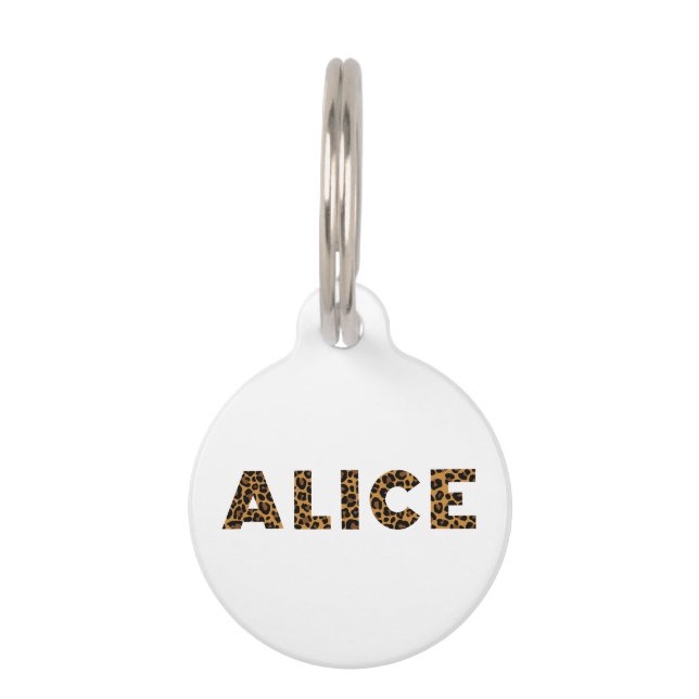 Alice Pet ID Tag (Front)