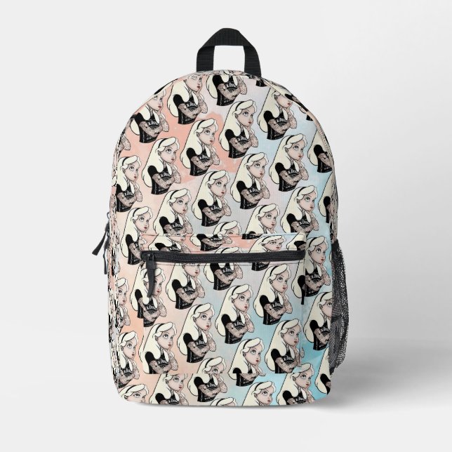 Alice Printed Backpack (Front)