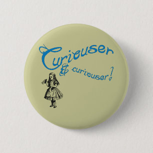 Alice Quote with Image 6 Cm Round Badge