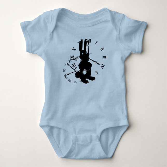 Alice Rabbit Late Baby Bodysuit (Front)