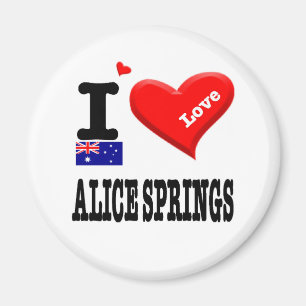 ALICE SPRINGS - I Love Magnet