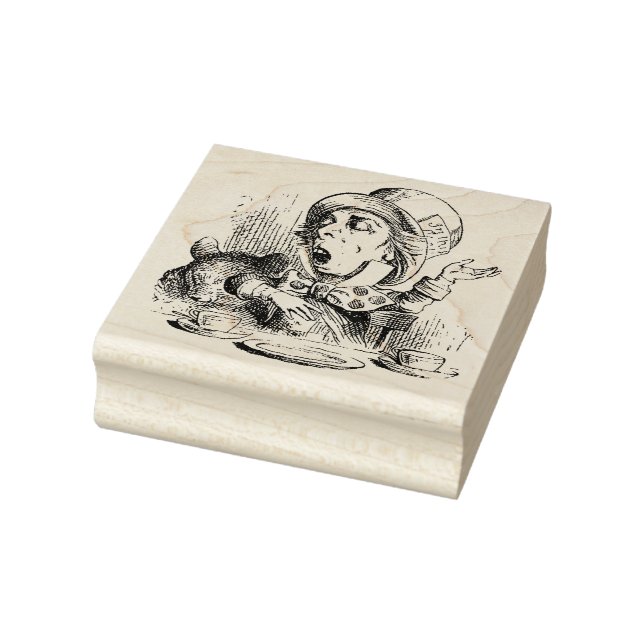 Alice Tea Party Rubber Stamp (Stamp)