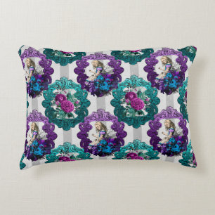 Alice Teal and Purple Decorative Cushion