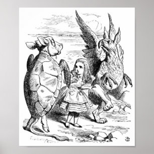 Alice, the Gryphon and the Mock Turtle Dance Poster
