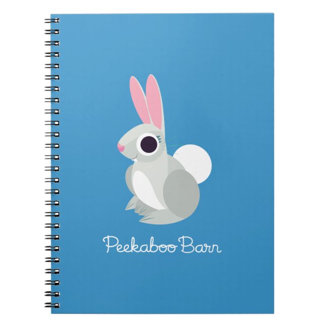 Alice the Rabbit Spiral Notebook (Front)