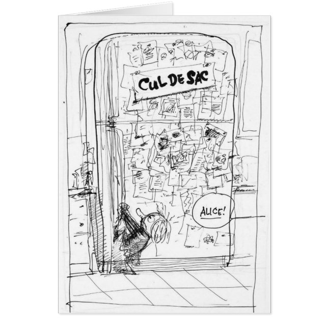 Alice & the Refrigerator  Card (Front)