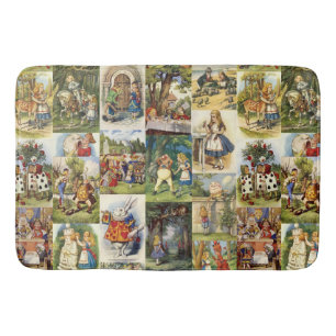 Alice through the Looking Glass bath matt Mat
