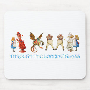 ALICE THROUGH THE LOOKING GLASS MOUSE PAD
