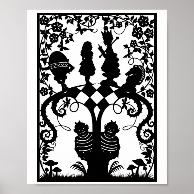 Alice through the looking glass poster (Front)