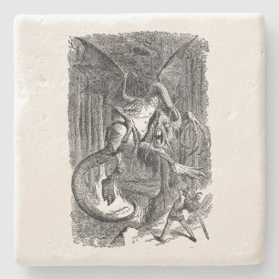 Alice Through the Looking Glass - The Jabberwocky Stone Coaster