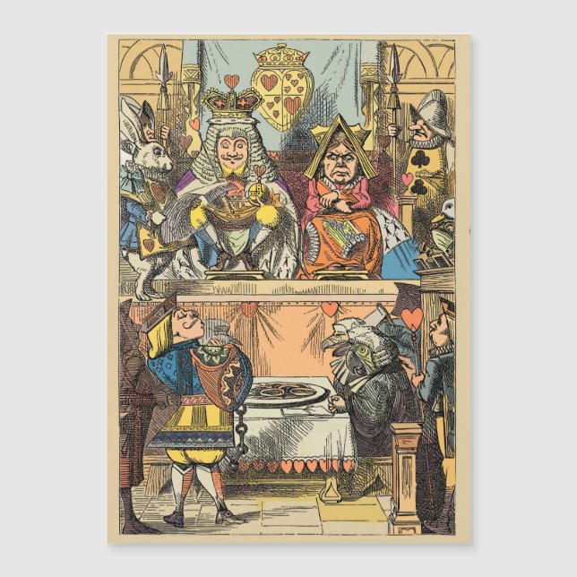 Alice Trial of the Knave of Hearts Vintage  (Front)