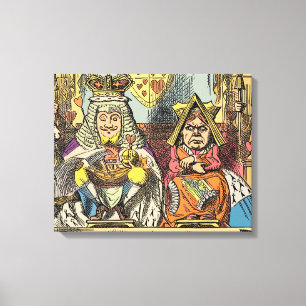 Alice Trial of the Knave of Hearts Vintage  Canvas Print