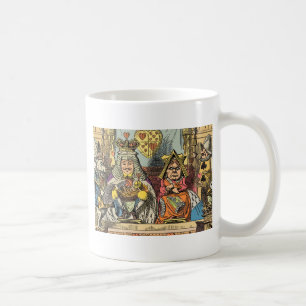 Alice Trial of the Knave of Hearts Vintage Coffee Mug