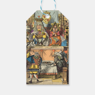 Alice Trial of the Knave of Hearts Vintage  Gift Tags