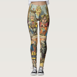 Alice Trial of the Knave of Hearts Vintage  Leggings
