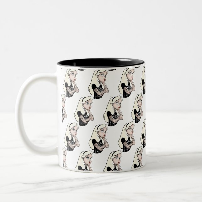 Alice Two-Tone Coffee Mug (Left)