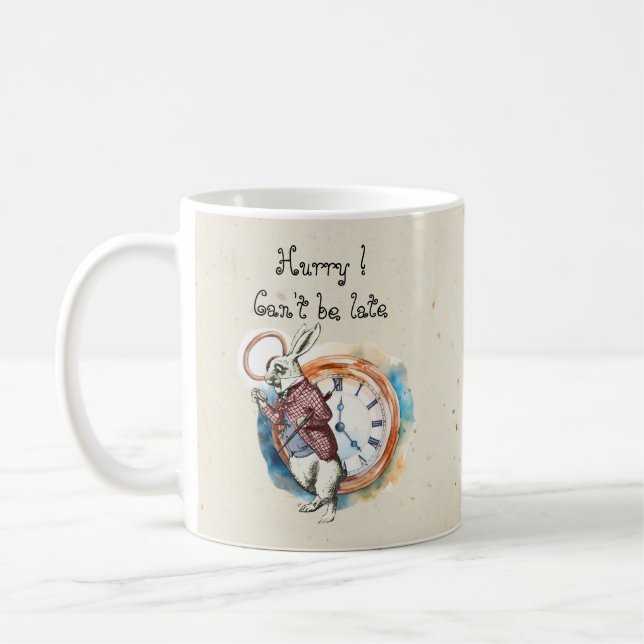 Alice - White Rabbit 1865 Coffee Mug (Left)