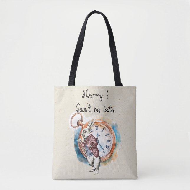 Alice - White Rabbit 1865 Tote Bag (Front)