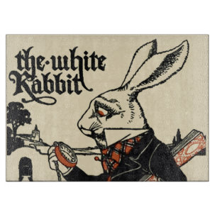 Alice White Rabbit Classic Wonderland Cutting Board