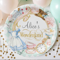 Alice Wonderland mad hatter tea party birthday Pap