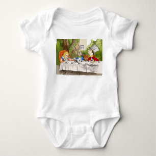 Alice's adventures in wonderland baby bodysuit