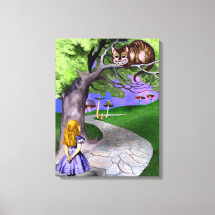 Alice's Adventures in Wonderland Canvas Print