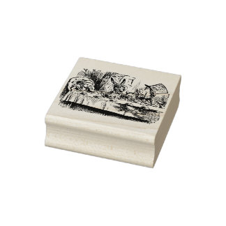 Alice's Adventures in Wonderland Rubber Stamp