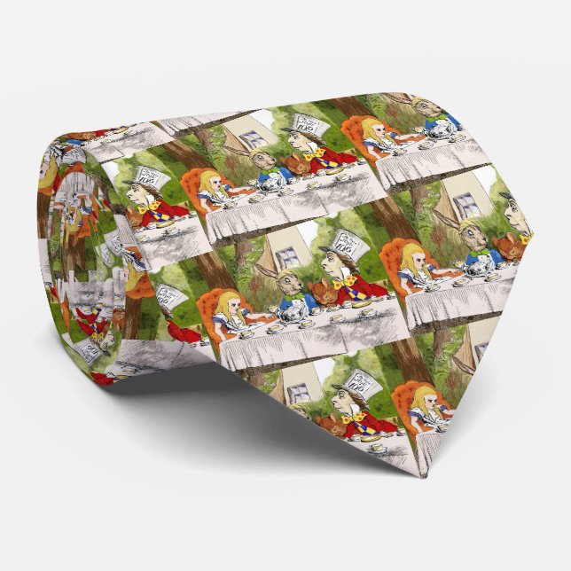 Alice's Adventures in Wonderland Tie (Rolled)
