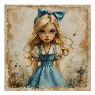 Alice's Enchanting Fantasy: Wonderland Whimsy Poster