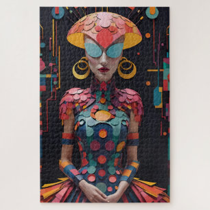 Alice's New Afternoon Tea Party - Ken Gauge Art Jigsaw Puzzle