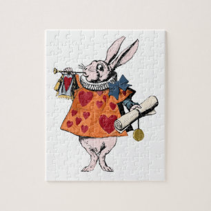 Alice's Rabbit in Wonderland Jigsaw Puzzle