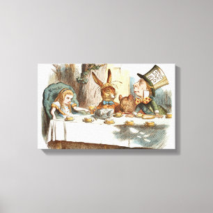 Alice's Tea Party Canvas Print