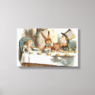 Alice's Tea Party Canvas Print