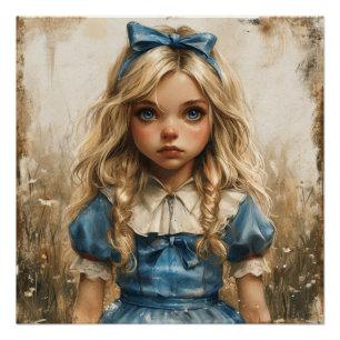 Alice's Whimsical Delight: Wonderland Whimsy Poster